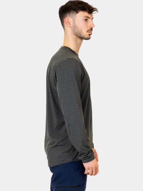 Columbia Tech Trail Long Sleeve Crew II férfi hosszú ujjú sport póló szürke színben 5