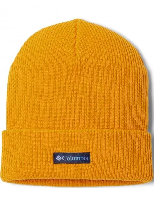Columbia Whirlibird Cuffed Beanie kötött sapka sárga színben 2