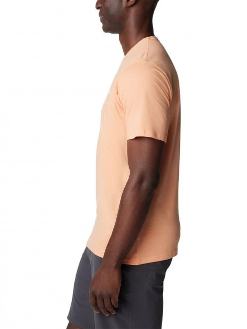 Columbia Men's Sun Trek Short Sleeve Tee férfi rövid ujjú sport póló rózsaszín színben 3