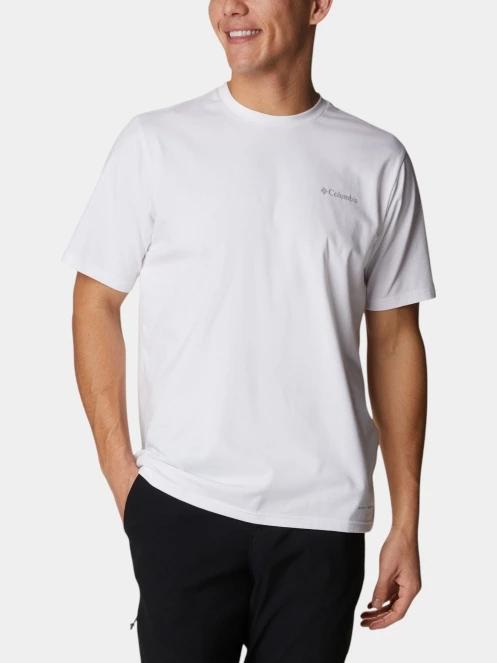 Columbia Men's Sun Trek Short Sleeve Tee férfi rövid ujjú sport póló fehér színben 2