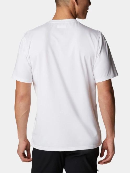 Columbia Men's Sun Trek Short Sleeve Tee férfi rövid ujjú sport póló fehér színben 4