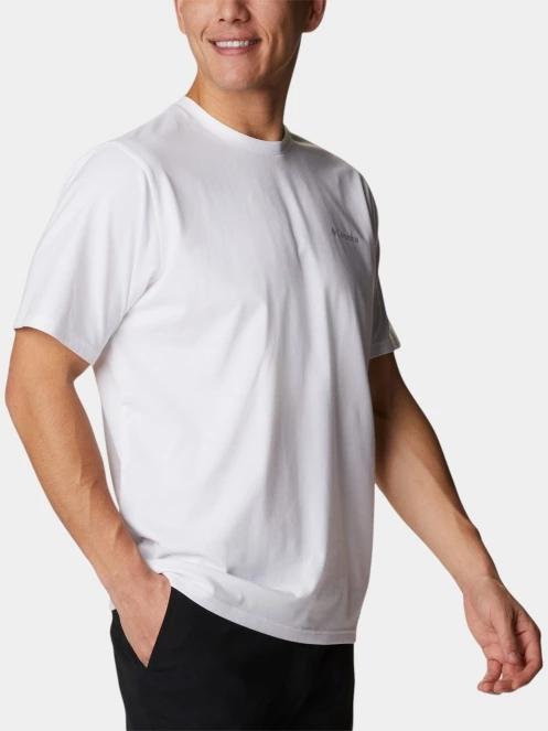 Columbia Men's Sun Trek Short Sleeve Tee férfi rövid ujjú sport póló fehér színben 5