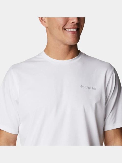 Columbia Men's Sun Trek Short Sleeve Tee férfi rövid ujjú sport póló fehér színben 6