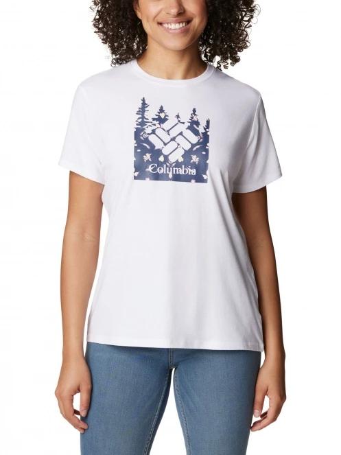 Columbia Sun Trek Short Sleeve Graphic Tee női rövid ujjú sport póló fehér színben 2
