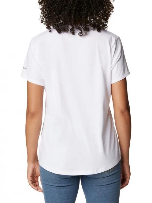 Columbia Sun Trek Short Sleeve Graphic Tee női rövid ujjú sport póló fehér színben 4