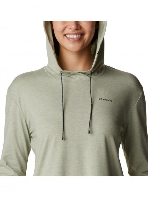 Columbia Sun Trek Hooded Pullover női kapucnis pulóver zöld színben 6