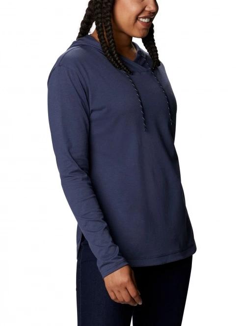 Columbia Sun Trek Hooded Pullover női kapucnis pulóver kék színben 6