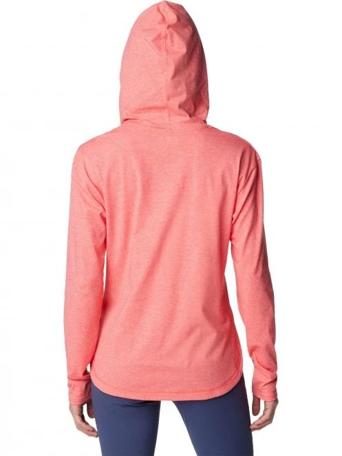 Columbia Sun Trek Hooded Pullover női kapucnis pulóver piros színben 4