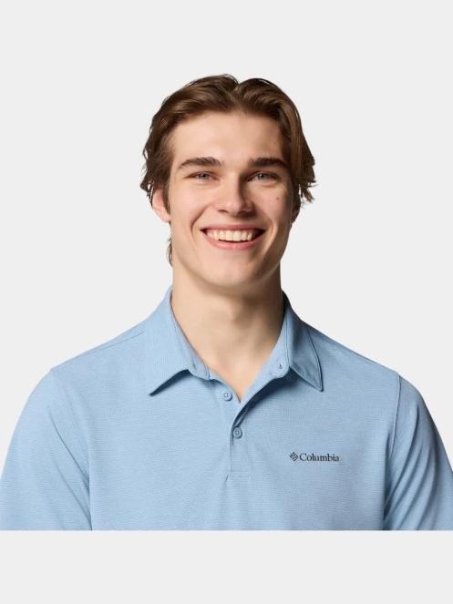 Columbia Havercamp Pique Polo férfi galléros póló kék színben 6