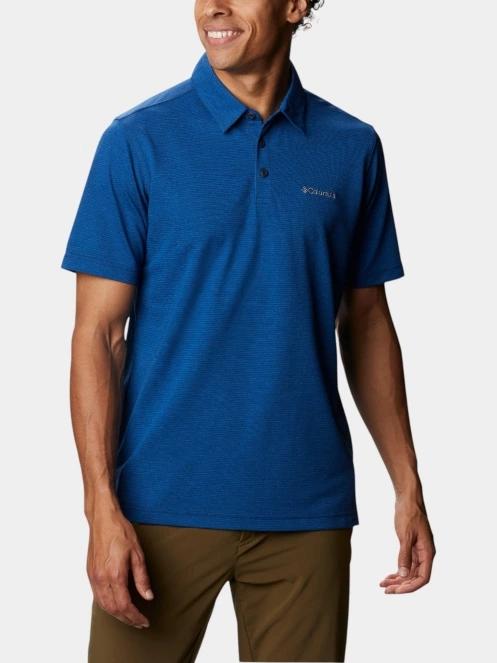 Columbia Havercamp Pique Polo férfi galléros póló kék színben 2
