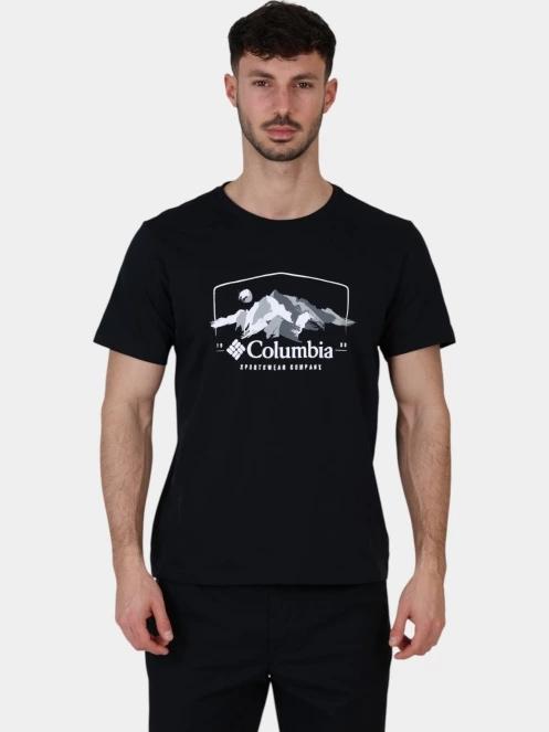 Columbia Path Lake Graphic Tee II férfi rövid ujjú póló fekete színben 2