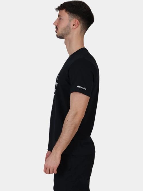 Columbia Path Lake Graphic Tee II férfi rövid ujjú póló fekete színben 3
