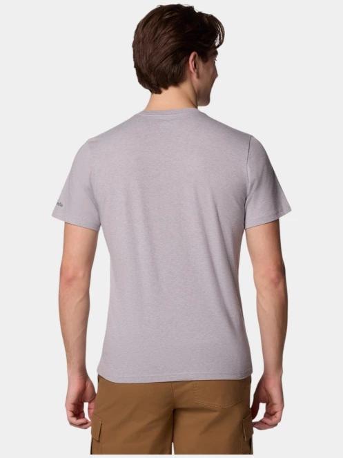 Columbia Path Lake Graphic Tee II férfi rövid ujjú póló szürke színben 6