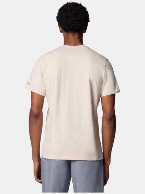 Columbia Path Lake Graphic Tee II férfi rövid ujjú póló homok színben 4