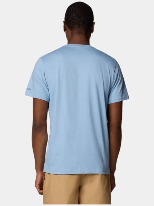 Columbia Path Lake Graphic Tee II férfi rövid ujjú póló kék színben 5