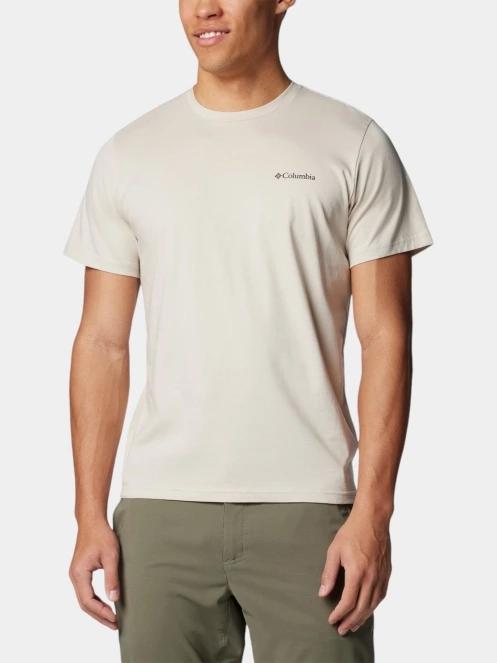 Columbia Rapid Ridge Back Graphic Tee II férfi rövid ujjú póló homok színben 2