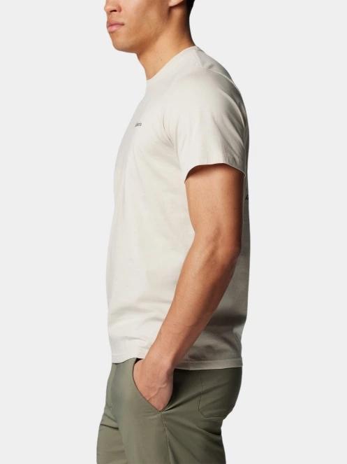 Columbia Rapid Ridge Back Graphic Tee II férfi rövid ujjú póló homok színben 3