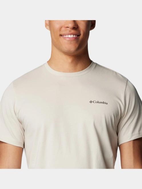 Columbia Rapid Ridge Back Graphic Tee II férfi rövid ujjú póló homok színben 5
