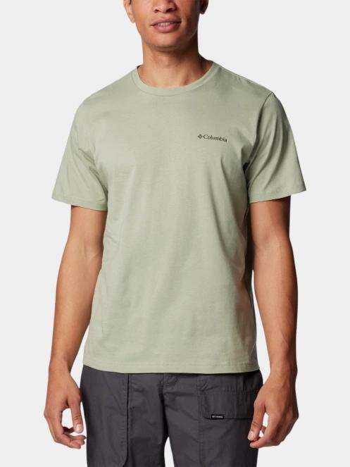 Columbia Rapid Ridge Back Graphic Tee II férfi rövid ujjú póló zöld színben 2