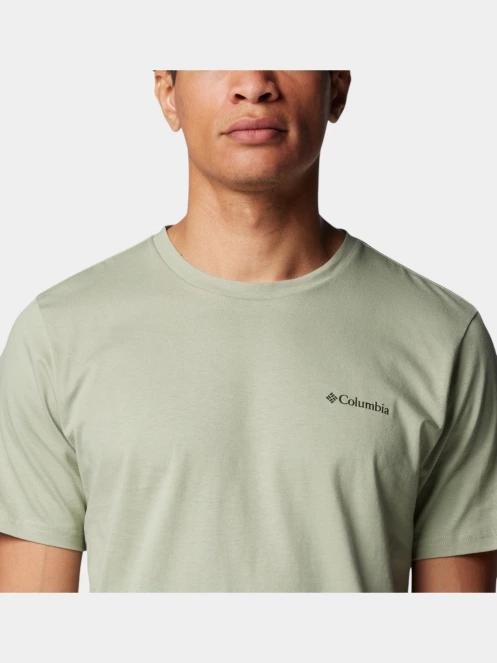 Columbia Rapid Ridge Back Graphic Tee II férfi rövid ujjú póló zöld színben 5