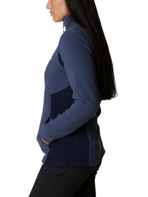 Columbia Basin Trail III Full Zip női polár pulóver kék színben 3