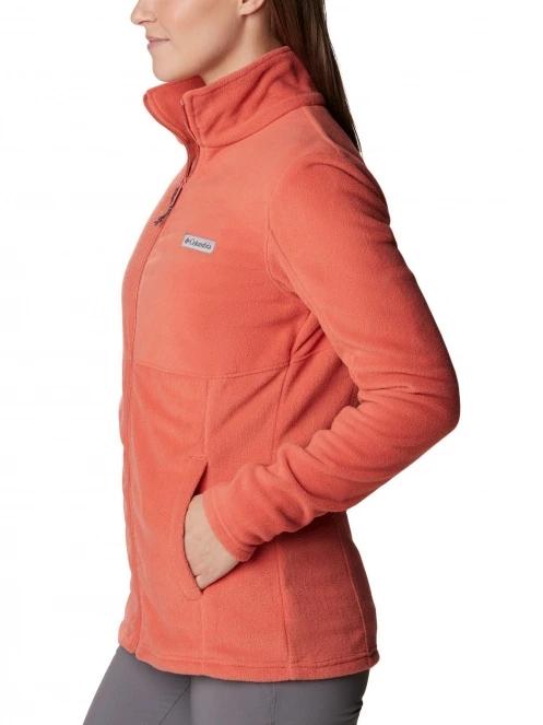 Columbia Basin Trail III Full Zip női polár pulóver rózsaszín színben 3