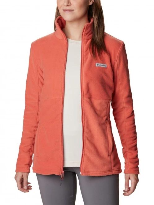 Columbia Basin Trail III Full Zip női polár pulóver rózsaszín színben 5