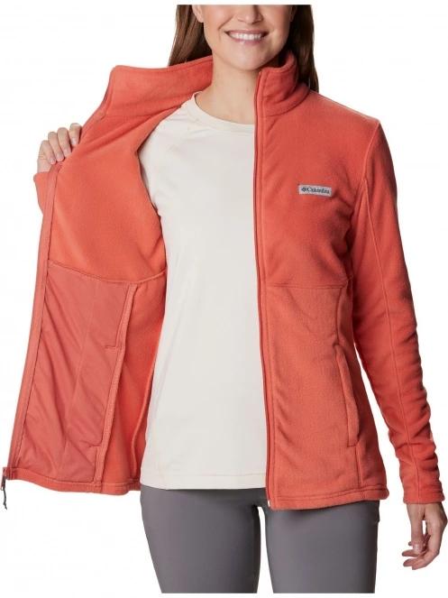 Columbia Basin Trail III Full Zip női polár pulóver rózsaszín színben 6
