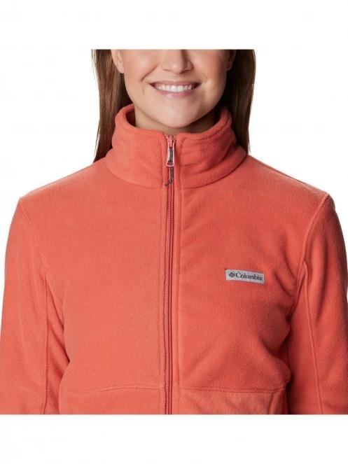 Columbia Basin Trail III Full Zip női polár pulóver rózsaszín színben 7