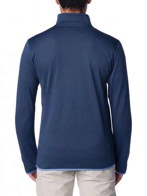 Columbia Park View Fleece Full Zip férfi polár pulóver kék színben 4