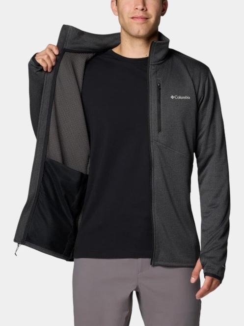 Columbia Park VIew Fleece Full Zip férfi polár pulóver fekete színben 6