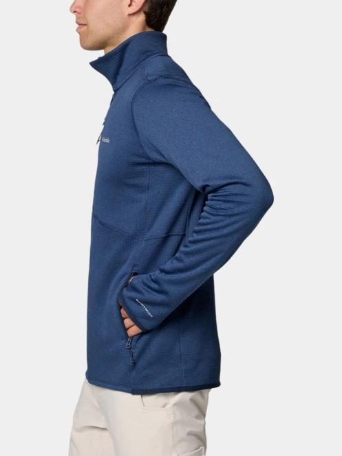 Columbia Park VIew Fleece Full Zip férfi polár pulóver kék színben 3