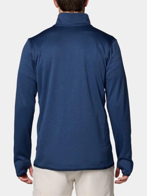 Columbia Park VIew Fleece Full Zip férfi polár pulóver kék színben 4