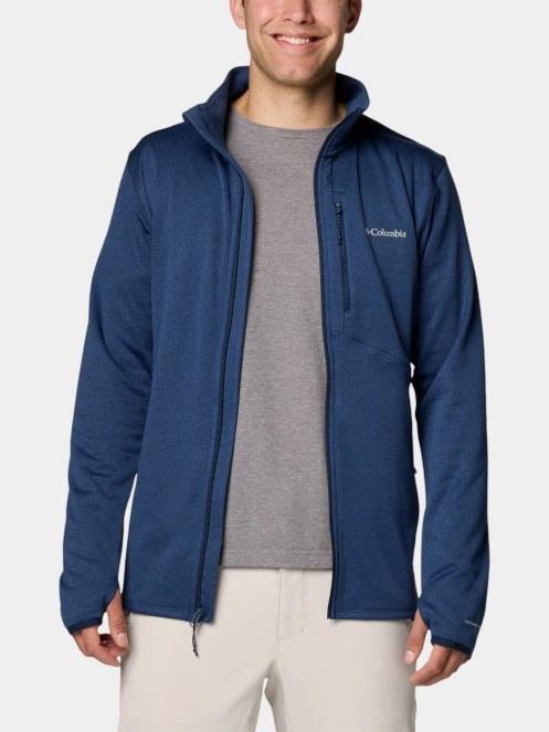 Columbia Park VIew Fleece Full Zip férfi polár pulóver kék színben 5