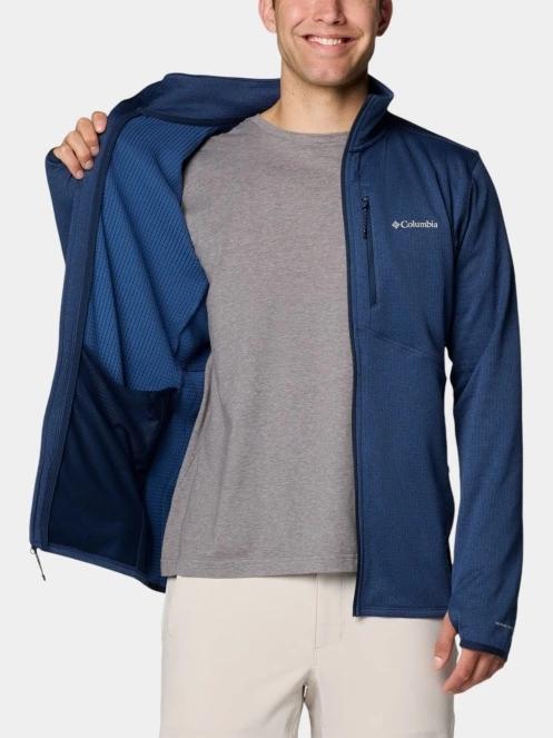 Columbia Park VIew Fleece Full Zip férfi polár pulóver kék színben 6