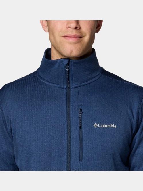 Columbia Park VIew Fleece Full Zip férfi polár pulóver kék színben 7