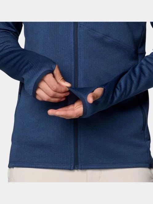 Columbia Park VIew Fleece Full Zip férfi polár pulóver kék színben 8