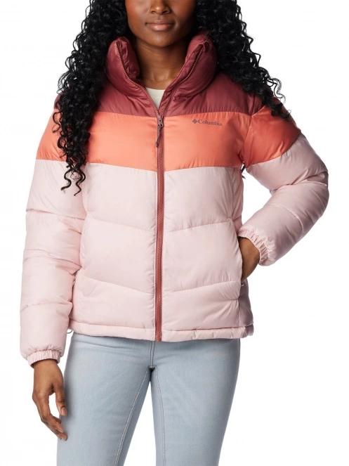 Columbia Puffect Color Blocked Jacket női utcai kabát rózsaszín színben 2