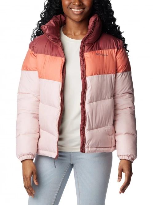Columbia Puffect Color Blocked Jacket női utcai kabát rózsaszín színben 5