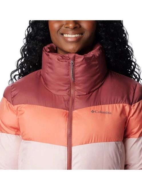 Columbia Puffect Color Blocked Jacket női utcai kabát rózsaszín színben 7