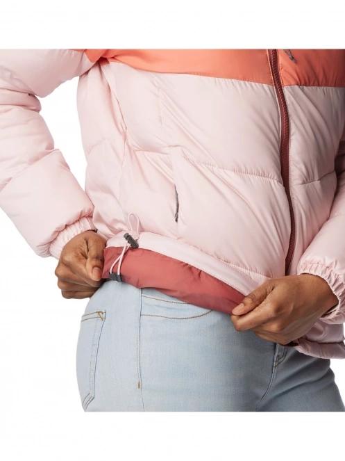 Columbia Puffect Color Blocked Jacket női utcai kabát rózsaszín színben 8