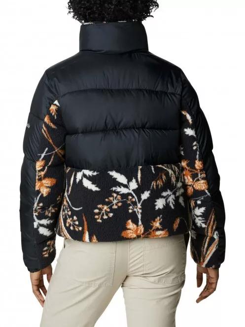 Columbia Leadbetter Point Sherpa Hybrid női utcai kabát fekete színben 3