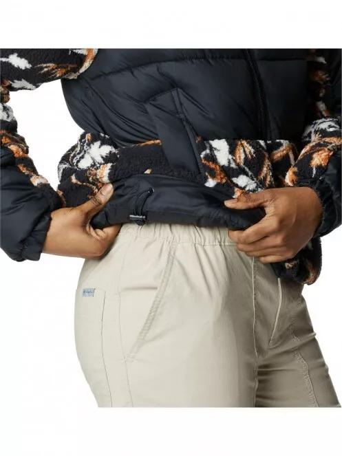 Columbia Leadbetter Point Sherpa Hybrid női utcai kabát fekete színben 6