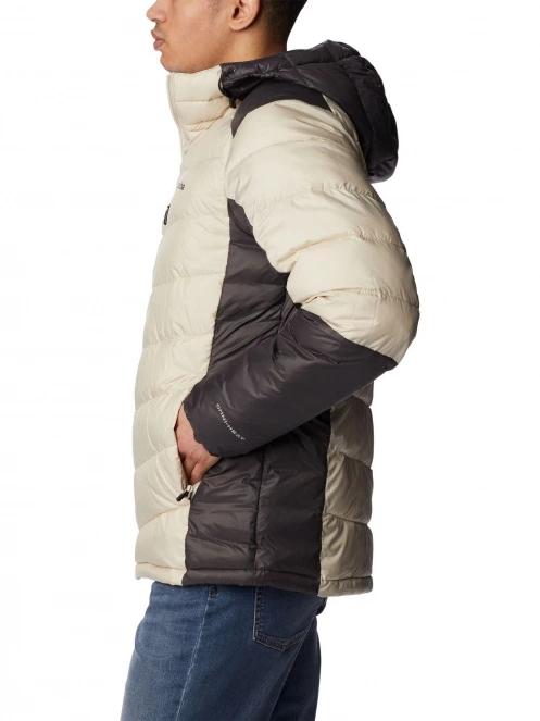 Columbia Labyrinth Loop Hooded Jacket férfi utcai kabát homok színben 3