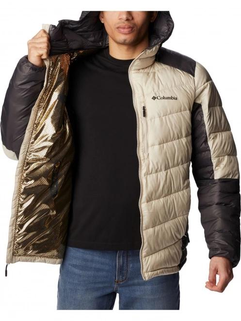Columbia Labyrinth Loop Hooded Jacket férfi utcai kabát homok színben 5