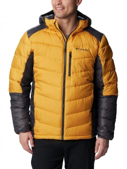 Columbia Labyrinth Loop Hooded Jacket férfi utcai kabát sárga színben 2