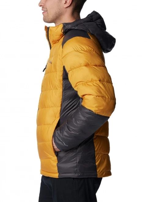 Columbia Labyrinth Loop Hooded Jacket férfi utcai kabát sárga színben 3