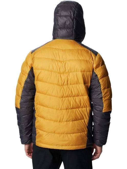 Columbia Labyrinth Loop Hooded Jacket férfi utcai kabát sárga színben 4