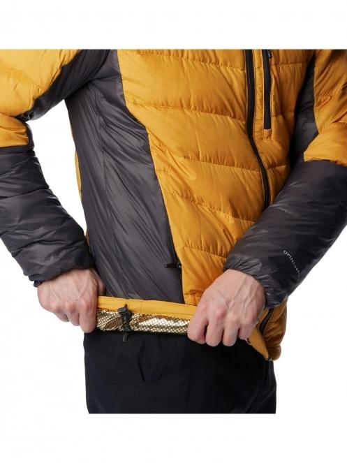Columbia Labyrinth Loop Hooded Jacket férfi utcai kabát sárga színben 6