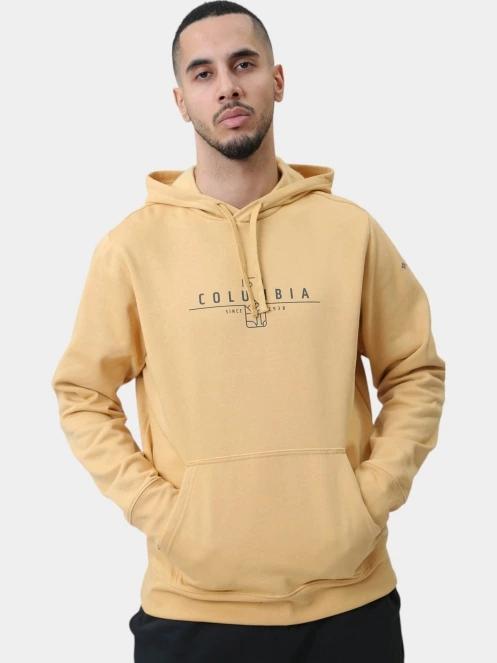 Columbia Columbia Trek Hoodie férfi kapucnis pulóver sárga színben 2